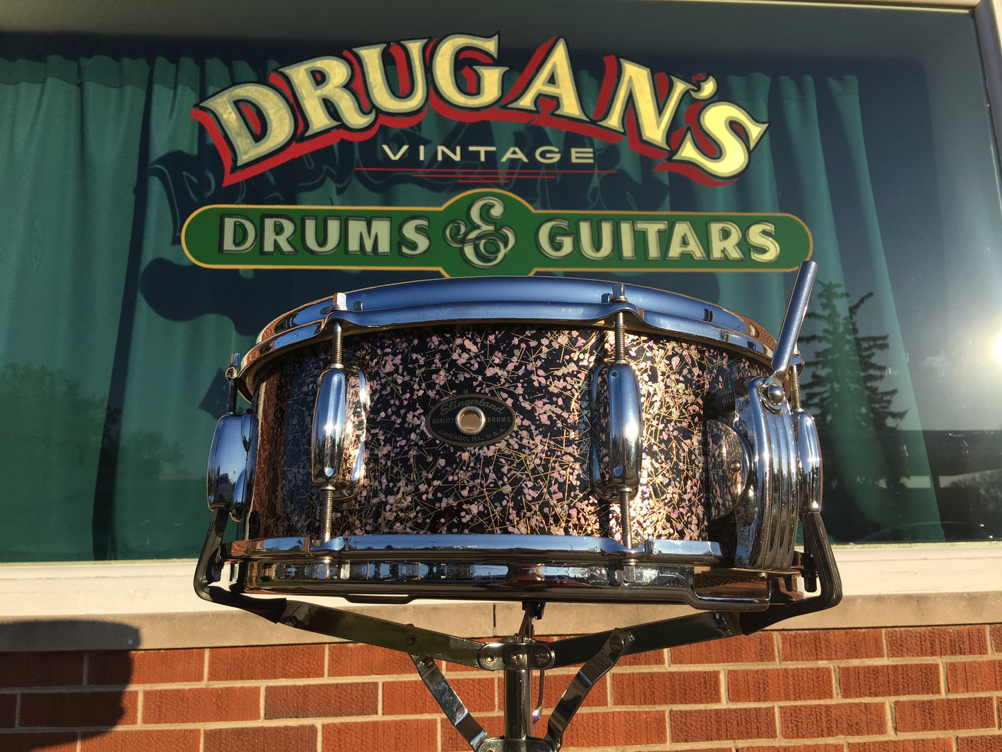 1958 Slingerland 5.5x14 Capri Pearl Super Gene Krupa Radio King Snare Drum