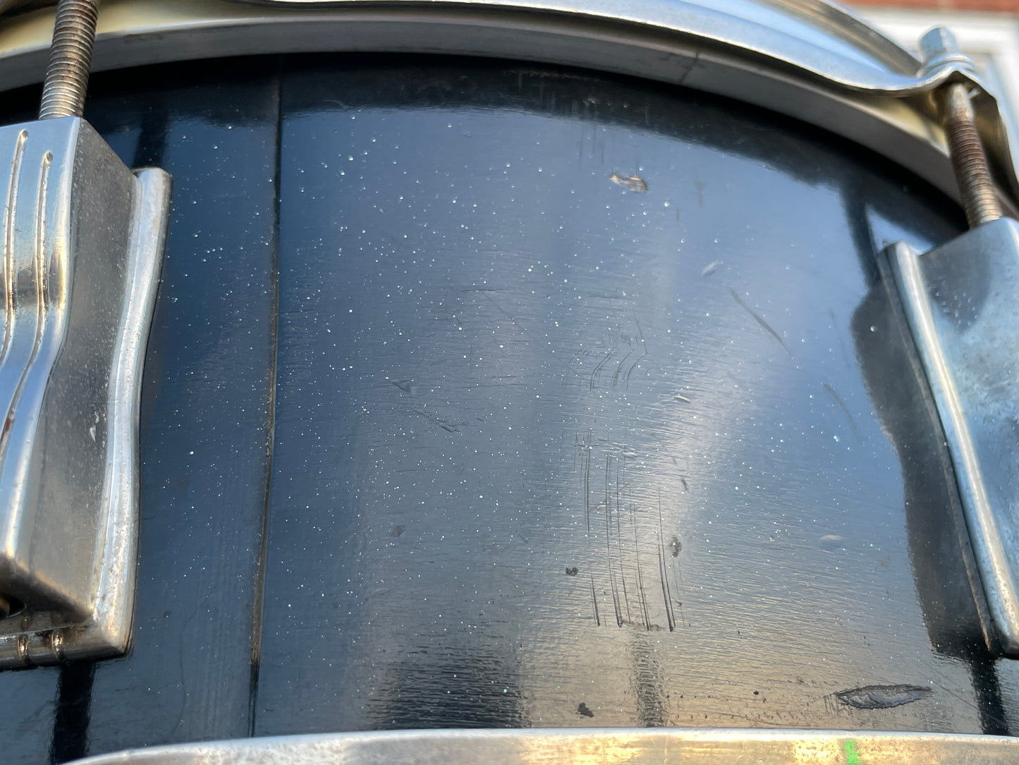 1964 Ludwig 5x14 Jazz Festival Snare Drum Black Lacquer NOB