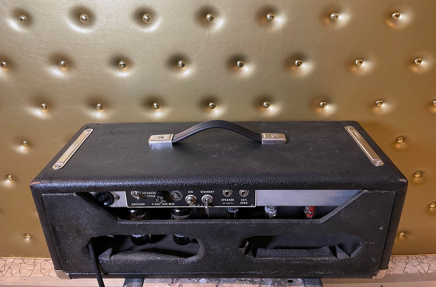 1969 Fender Silverface Bassman Amplifier Head AC568