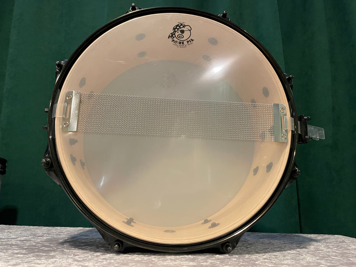 Pork Pie 5x12 Little Squealer Snare Drum Black / Black