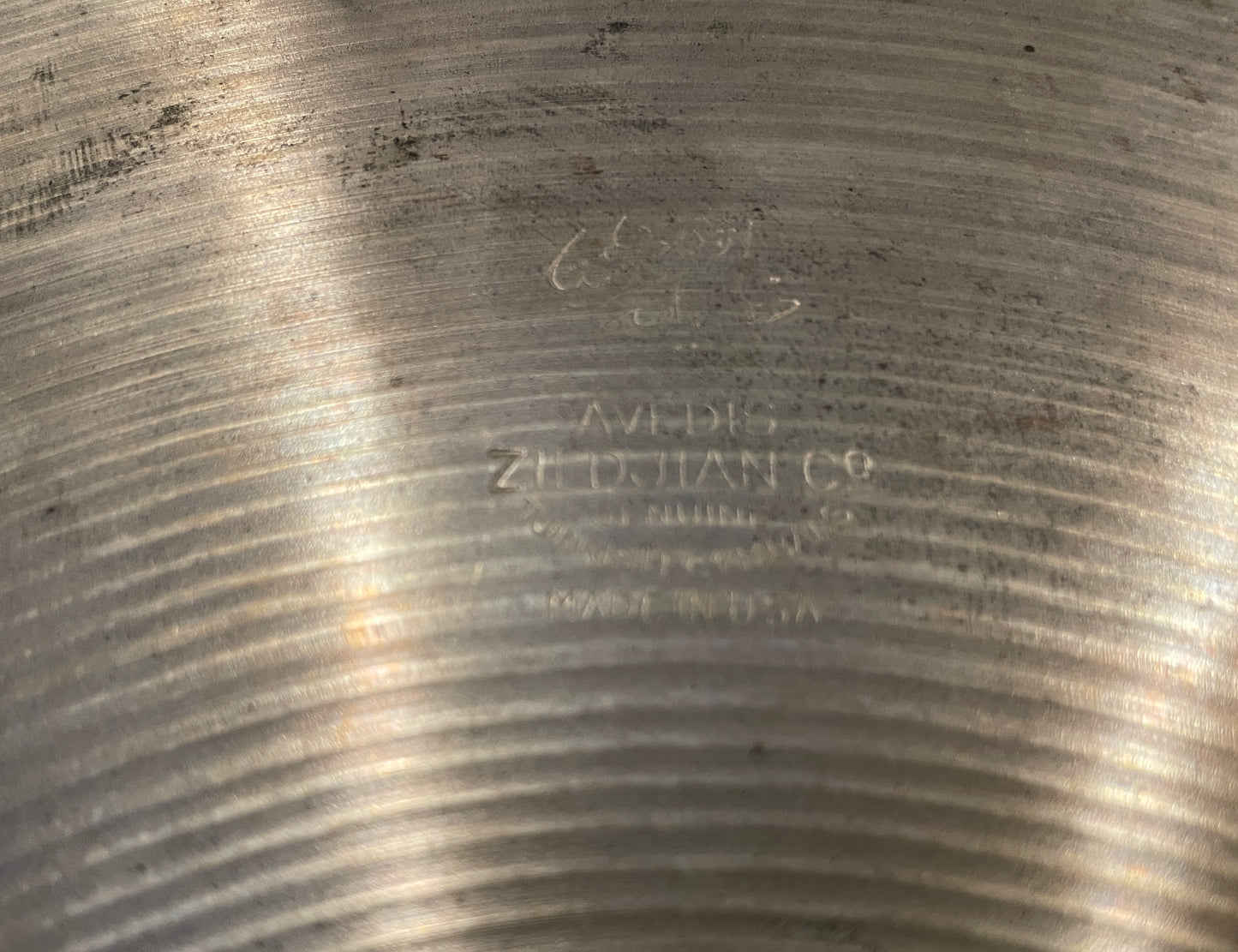 14" Zildjian A 1940s-50s Trans Stamp Hi-Hat Single Cymbal 667g #735 *Video Demo*