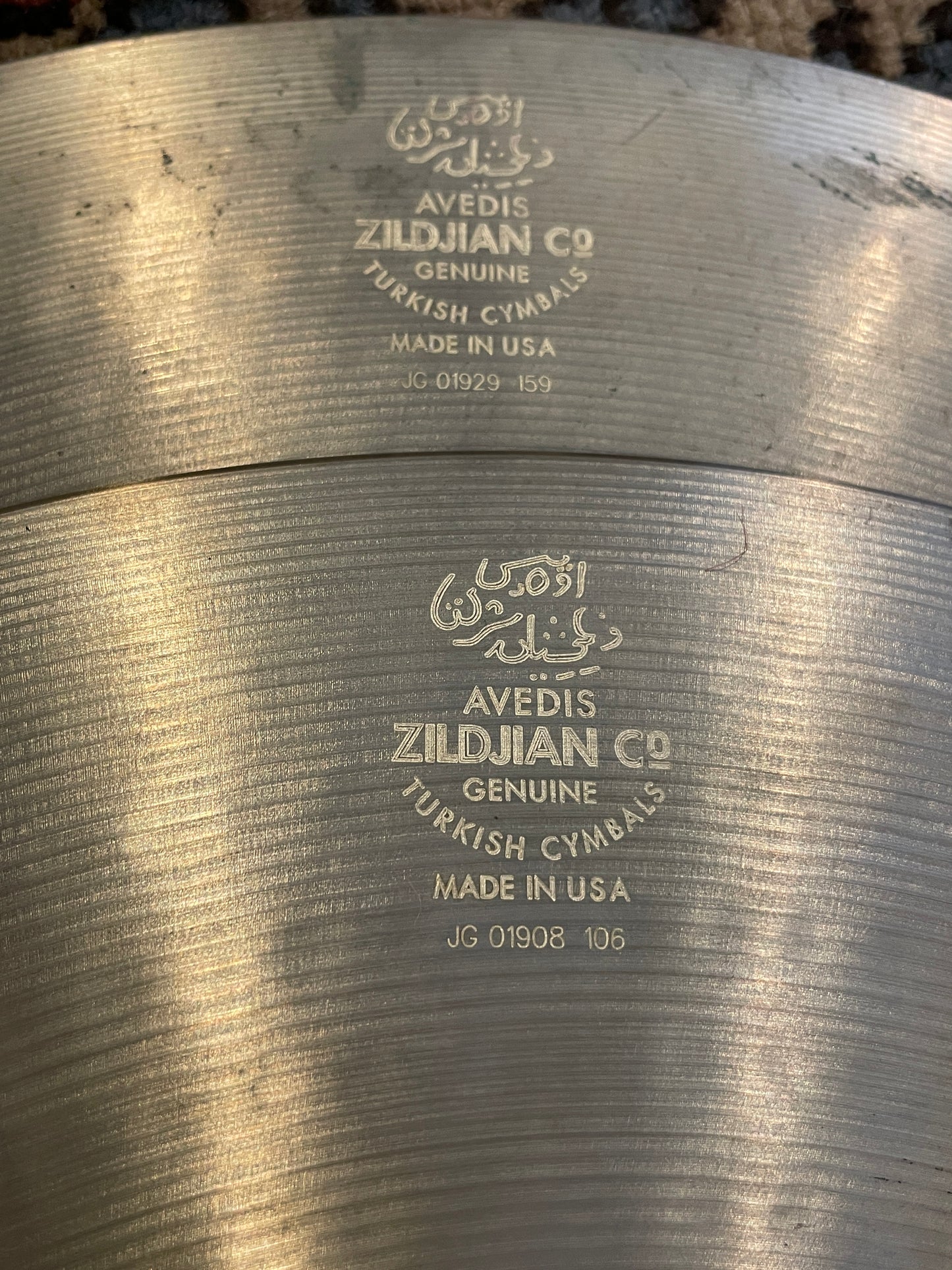 14" Zildjian A Armand Hi-Hat Cymbal Pair 996g/1260g A8007 *Video Demo*