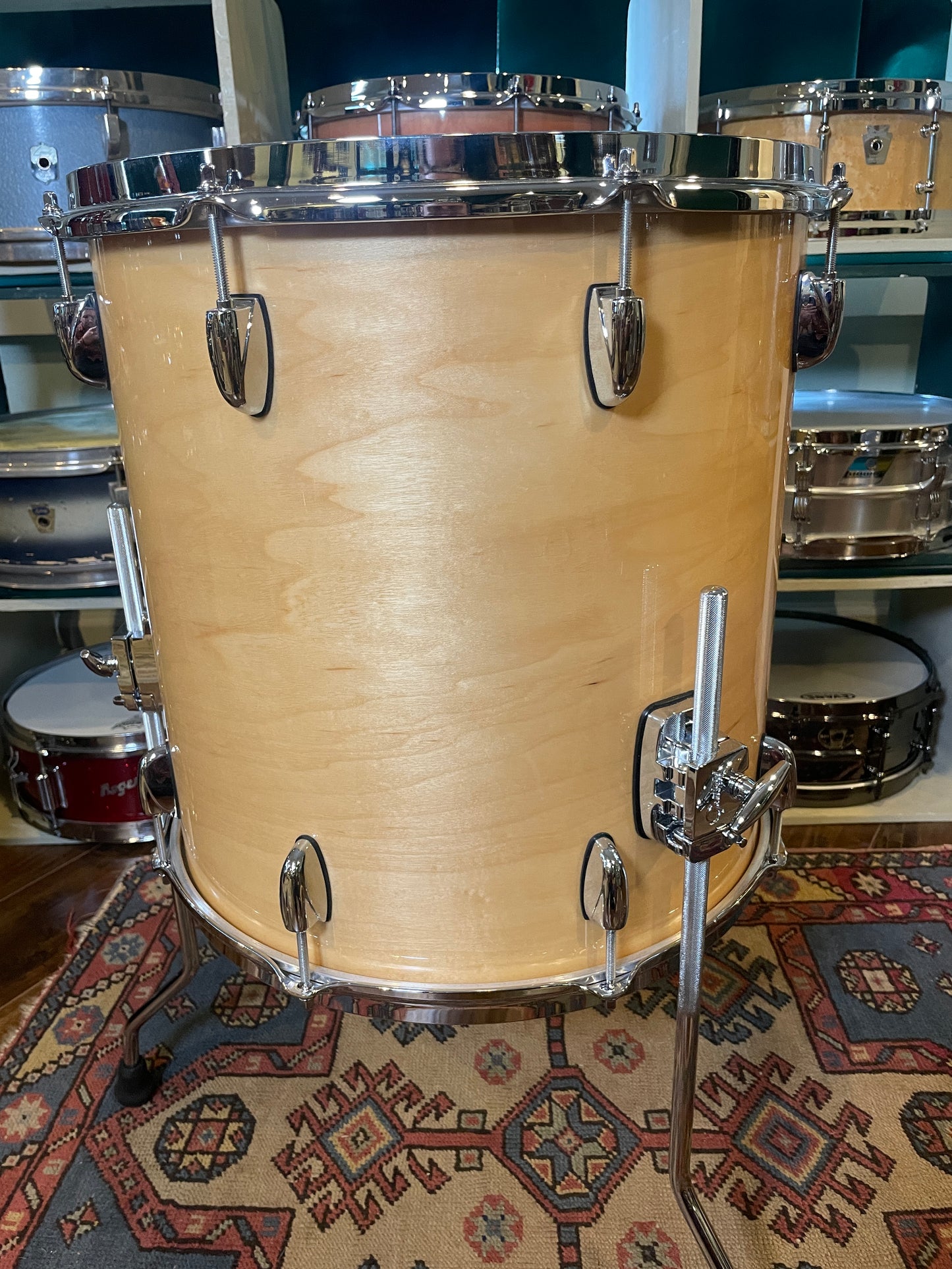 Gretsch Renown 16x16 Floor Tom Drum Single Gloss Natural