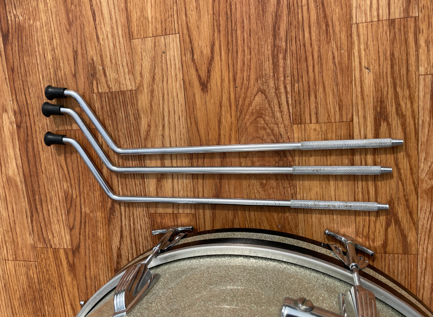 1964 Ludwig Super Beat Drum Set Silver Sparkle 20/13/16 COB