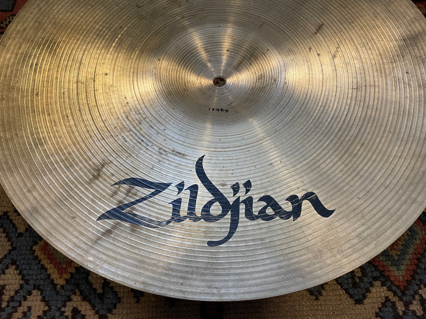 18" Zildjian A 1980s Medium Ride Cymbal 1746g
