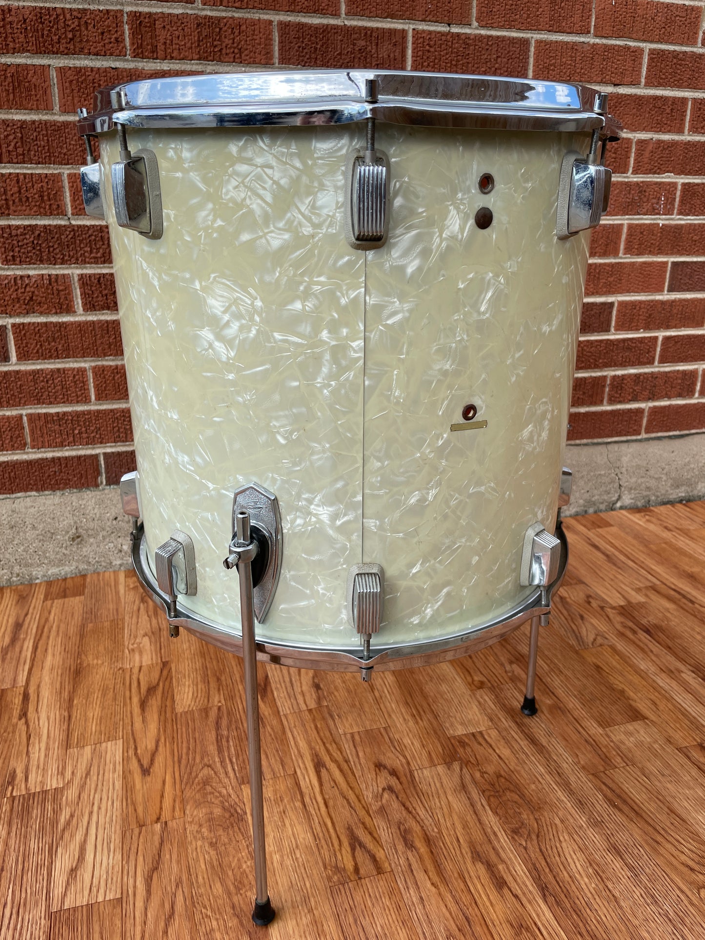 Trixon 16x16 Floor Tom Drum White Marine Pearl