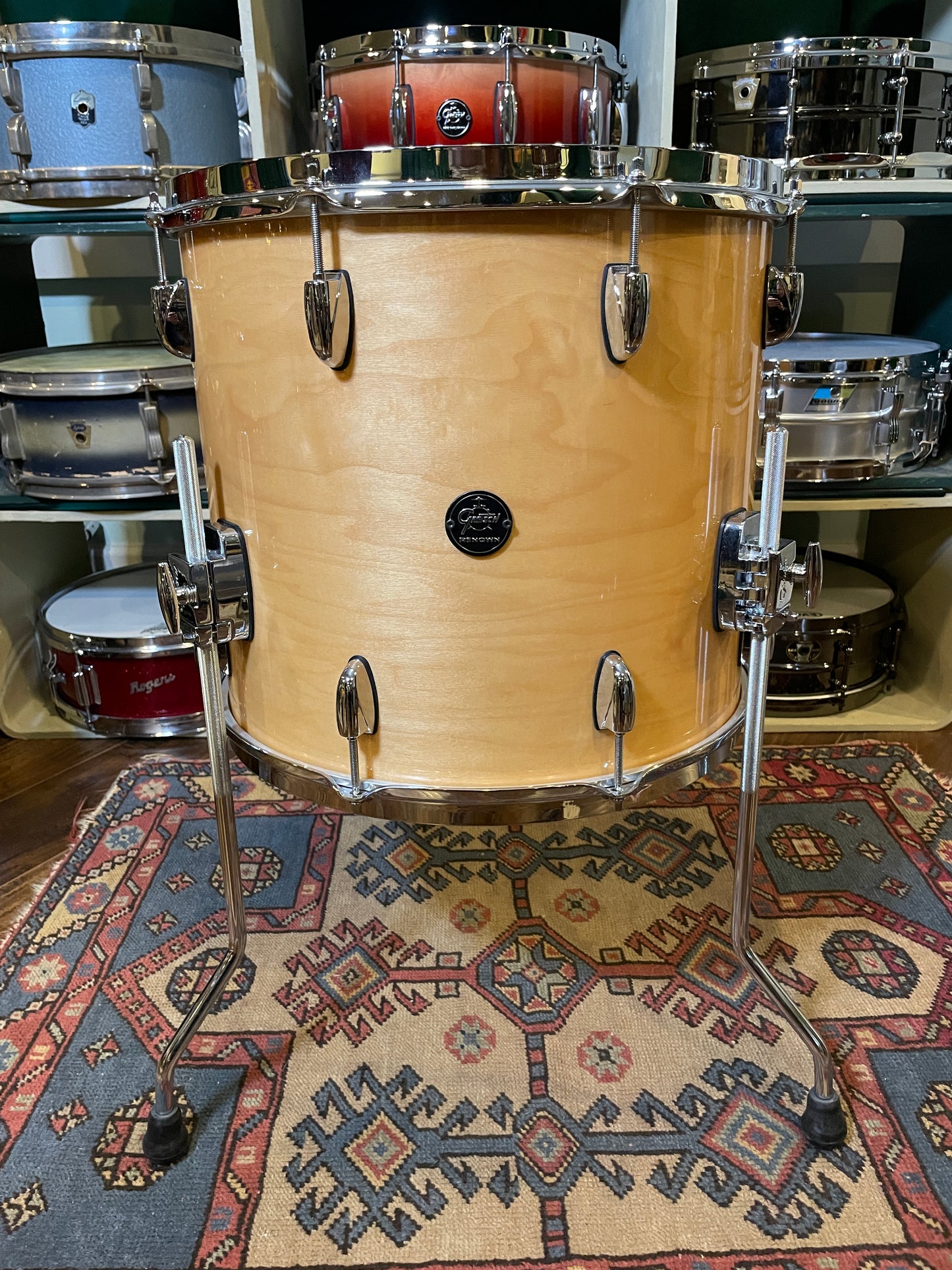 Gretsch Renown 14x16 Floor Tom Drum Single Gloss Natural