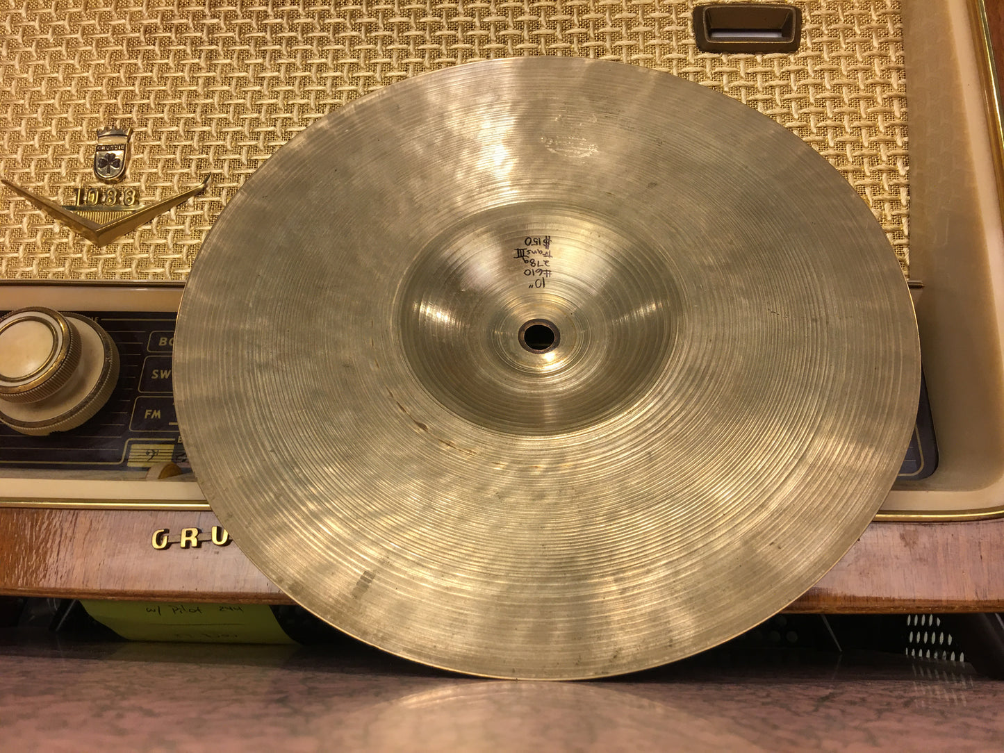 10" Zildjian A 1950s Trans Stamp Splash Cymbal 278g #610