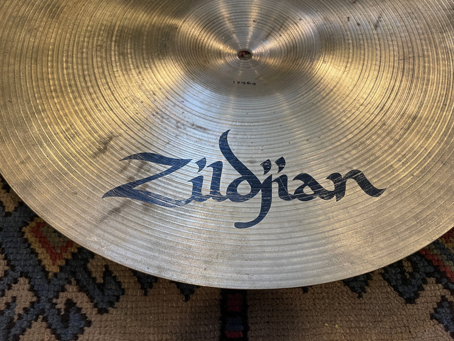 18" Zildjian A 1980s Medium Ride Cymbal 1746g