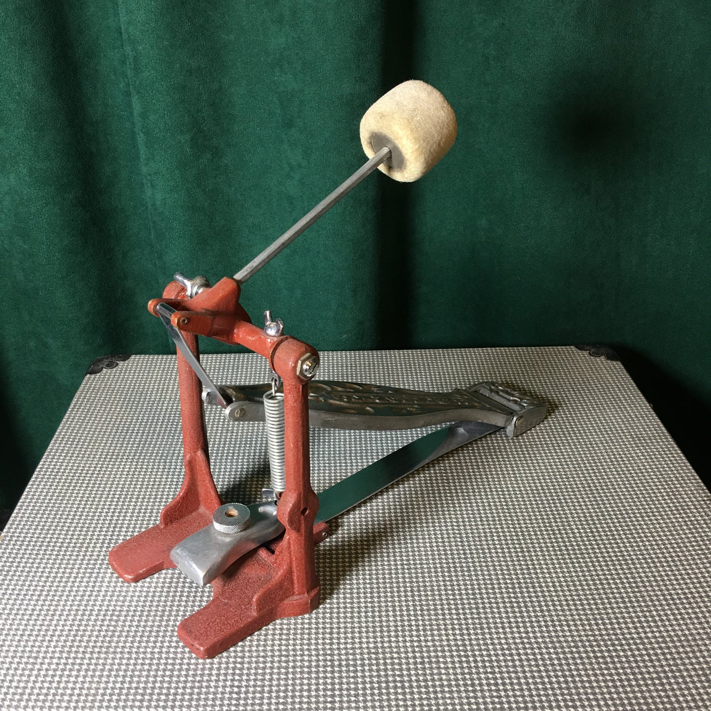 Vintage Slingerland Epic Bass Drum Pedal w/ Red Frame