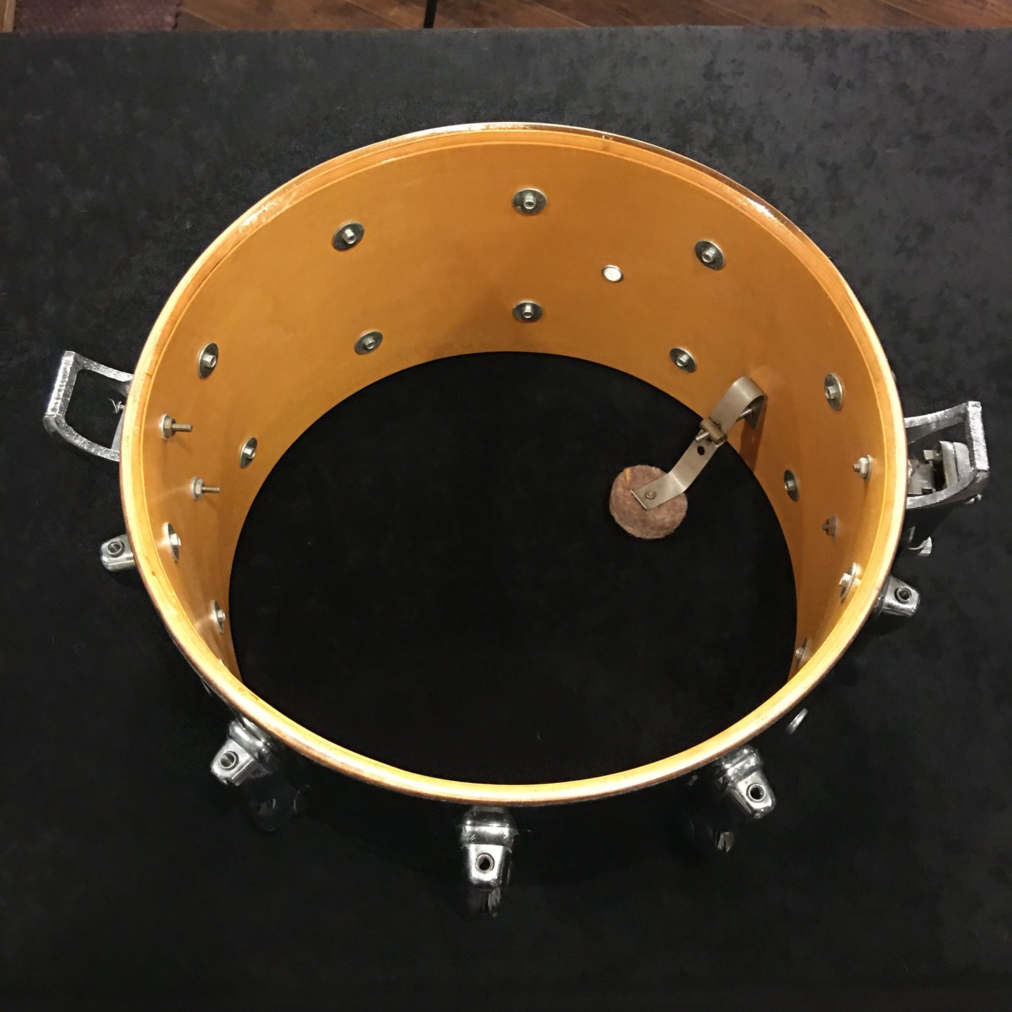 Slingerland 8x14 Magnum 5 Ply 10 Lug Snare Drum w/ TDR Strainer Black