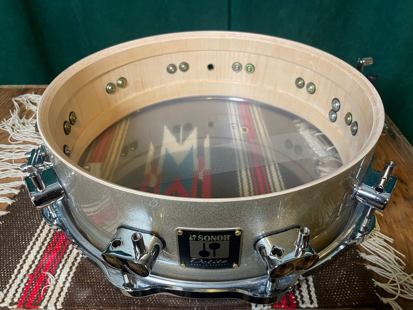 Sonor Delite Series 4x14 Snare Drum Silver Sparkle