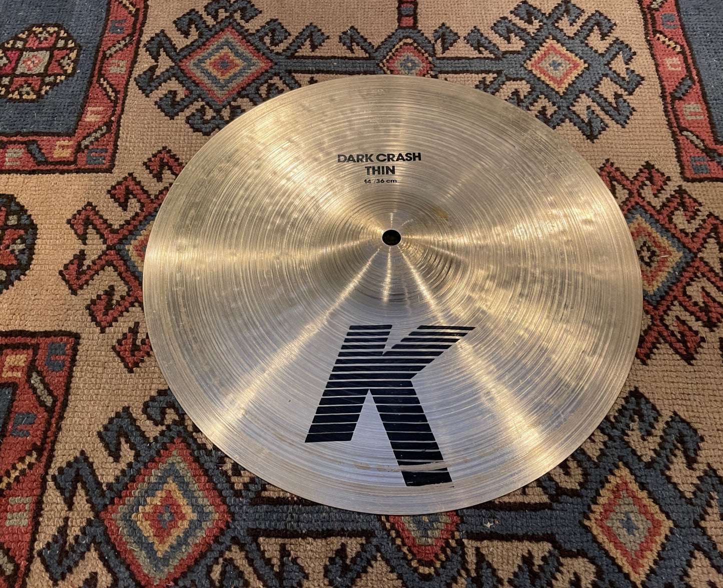 14" Zildjian K Dark Crash Thin Cymbal 750g