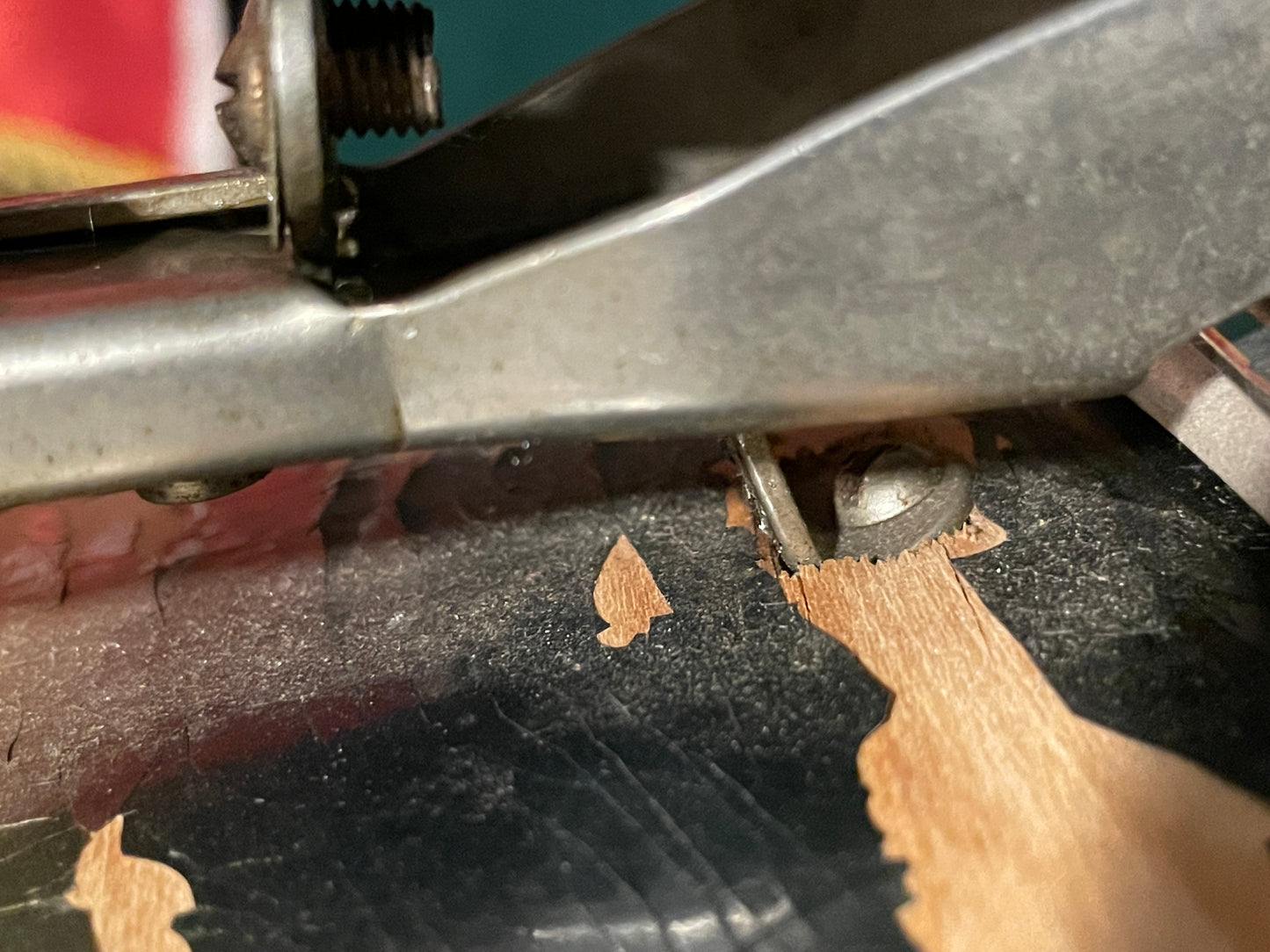 1948 Leedy 6.5x14 Broadway Standard Snare Drum Blue / Silver Duco