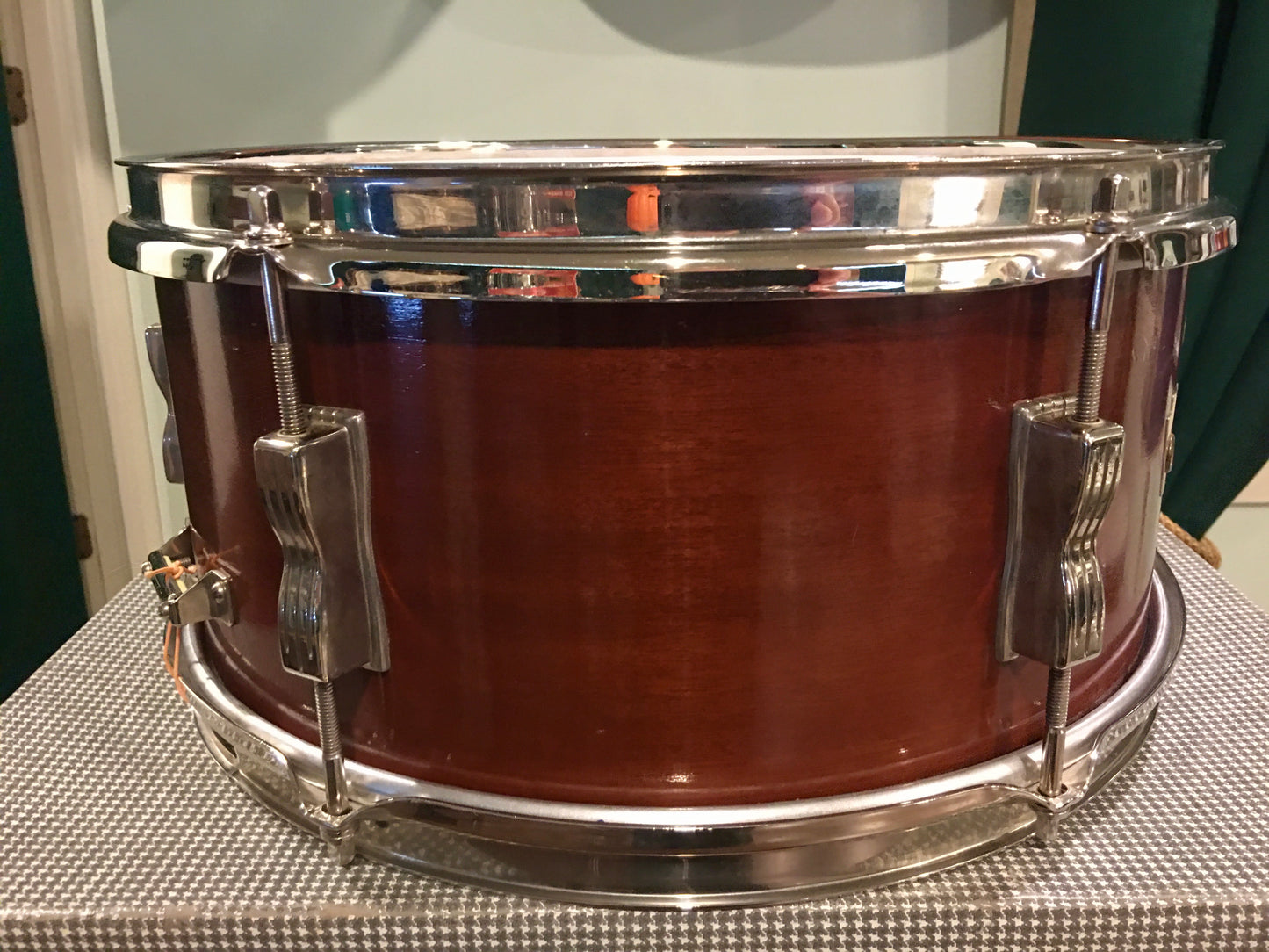 1959 Ludwig Pioneer Transition Badge 6.5X14 Mahogany Snare Drum