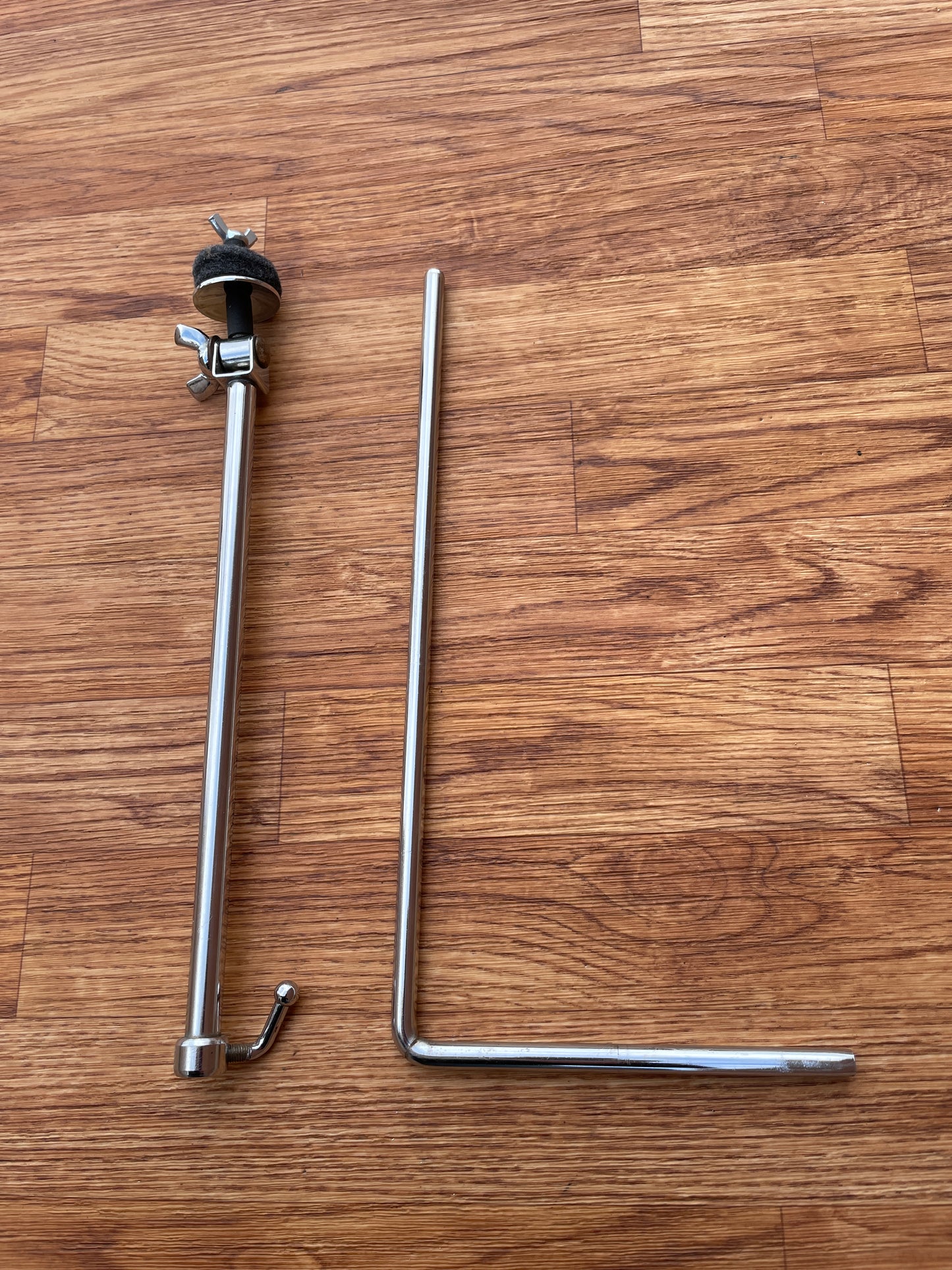 Vintage W.F.L. Ludwig 1950s Adjustable L-Arm Cymbal Holder Chrome WFL