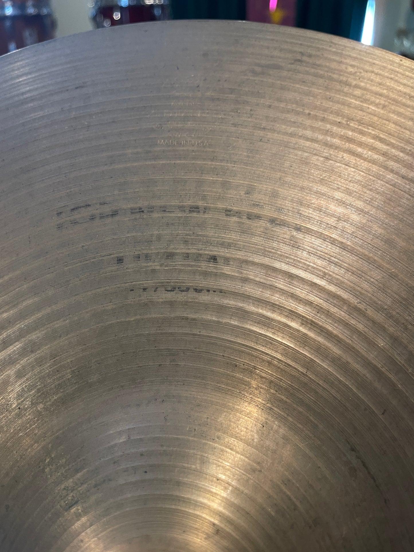 14" Zildjian A 1980s Hi-Hat Single Cymbal 1152g
