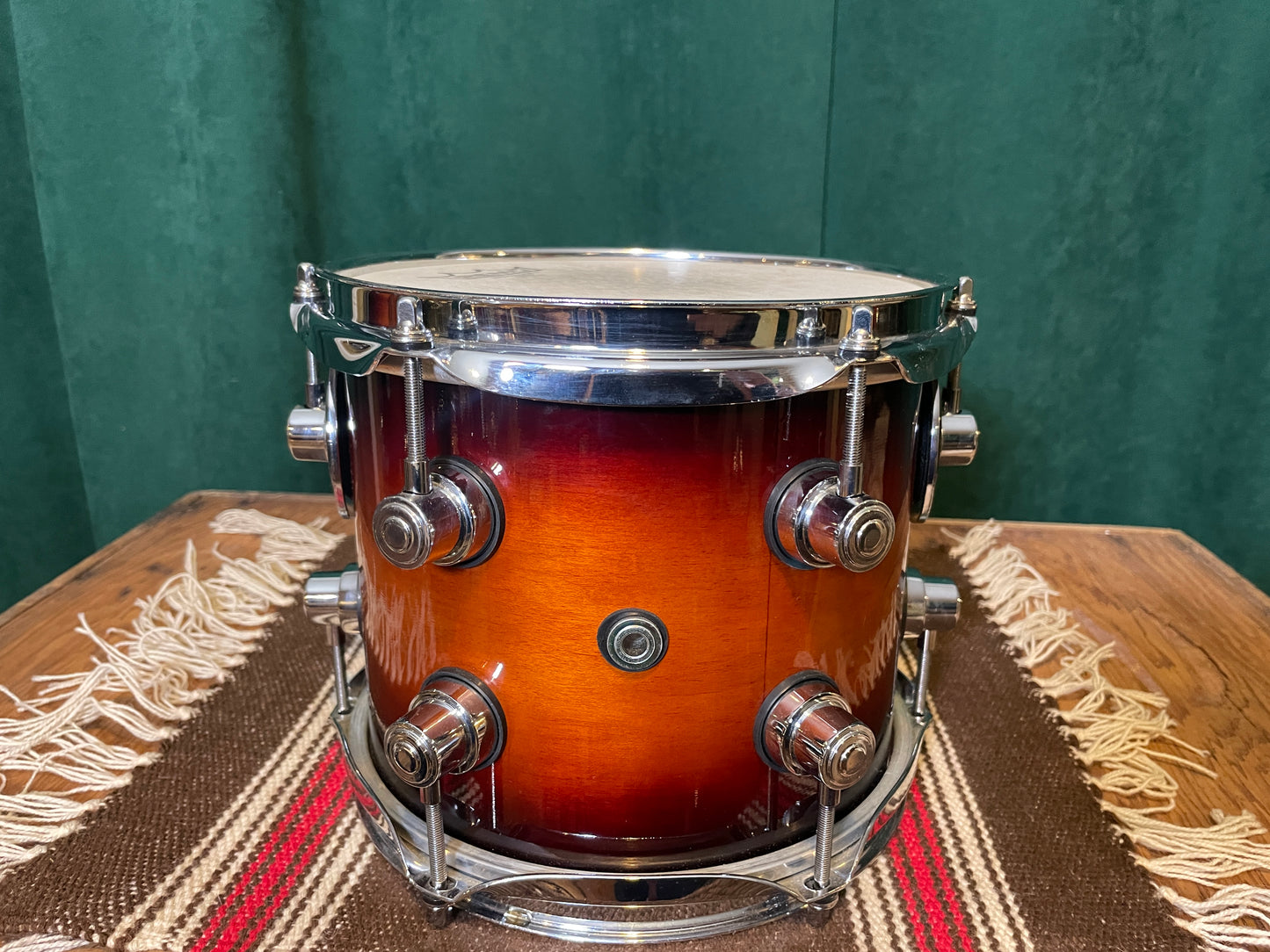 DW Design Series 7x8 Tom Drum Tobacco Burst Drum Workshop