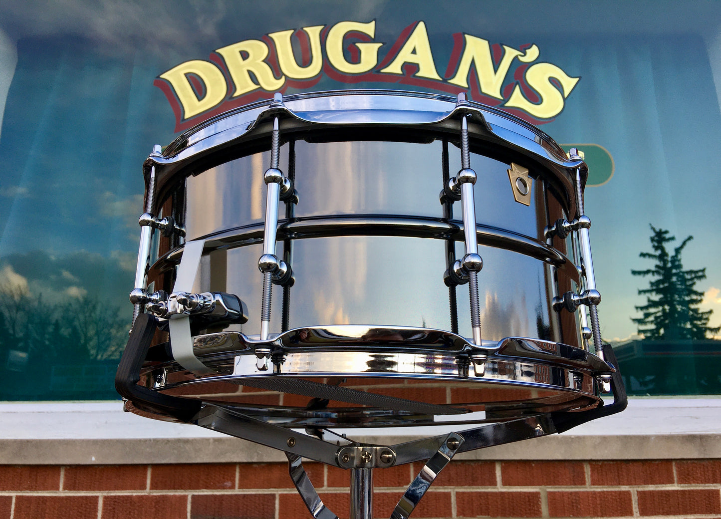 Ludwig 6.5x14 LB417T Black Beauty Tube Lugs Snare Drum