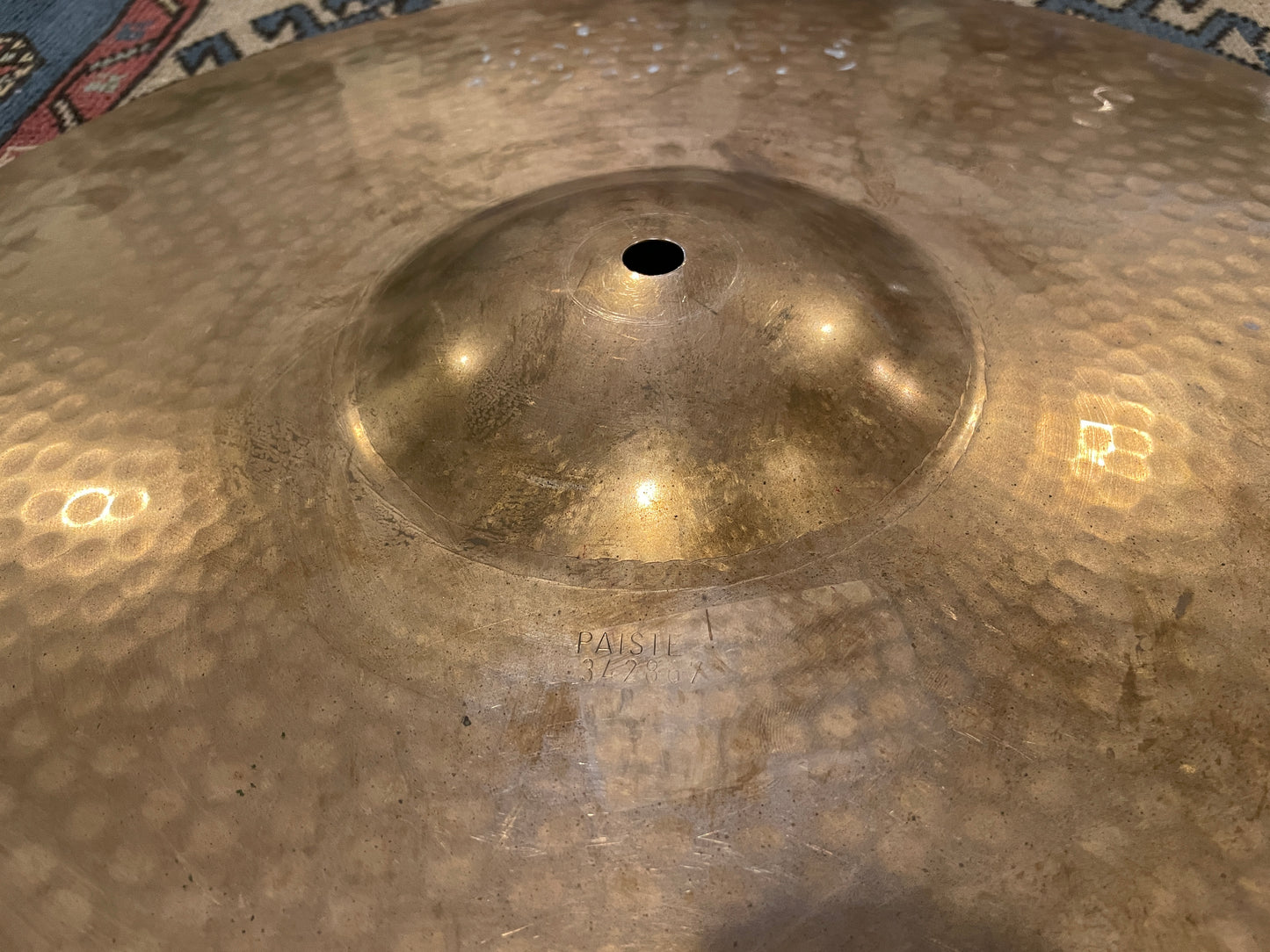 Vintage 21" Paiste 1983 Rude Ride / Crash Cymbal 2854g *Video Demo*