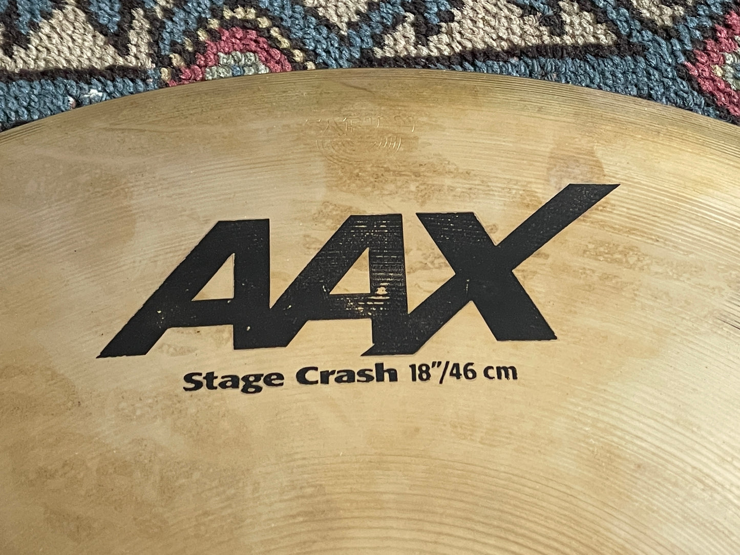 18" Sabian AAX Stage Crash Cymbal Brilliant 1562g 21808XB