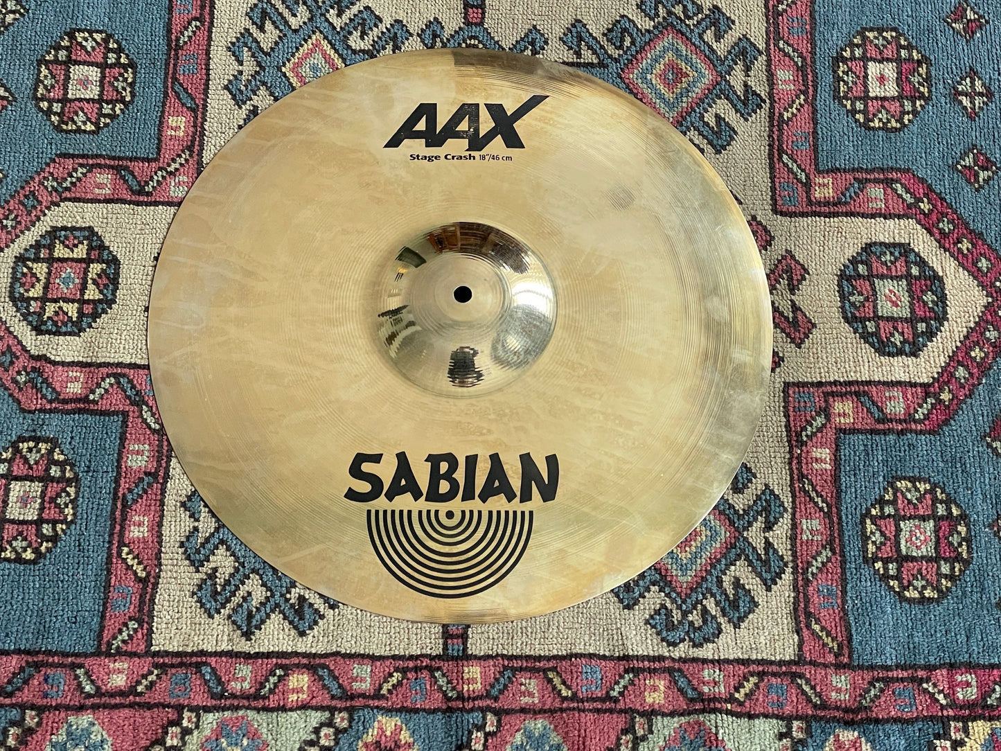 18" Sabian AAX Stage Crash Cymbal Brilliant 1562g 21808XB