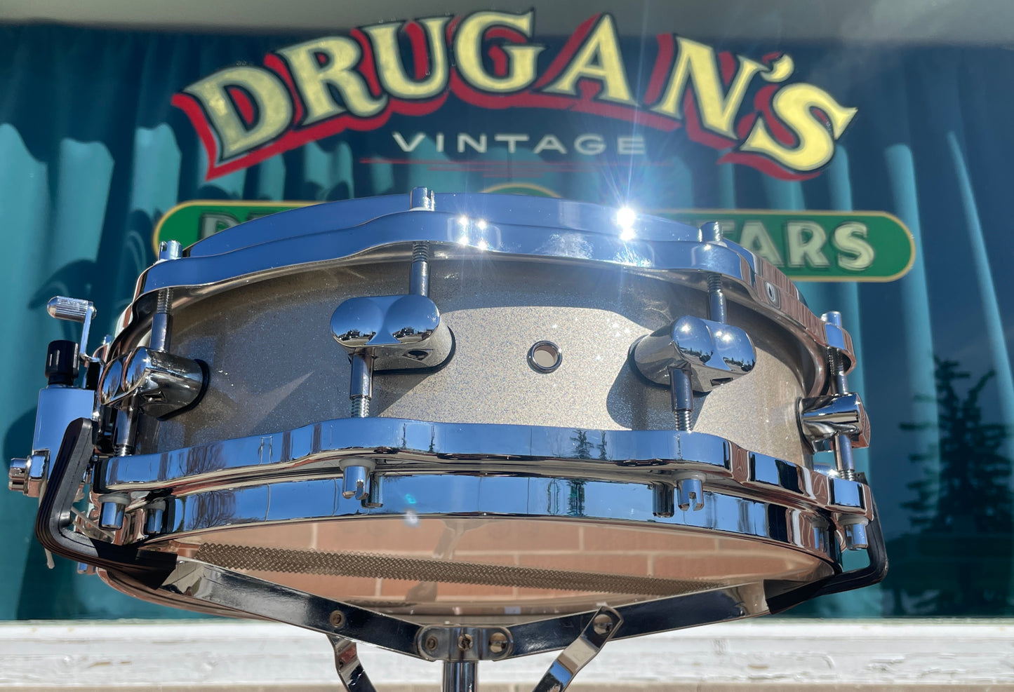 Sonor Delite Series 4x14 Snare Drum Silver Sparkle