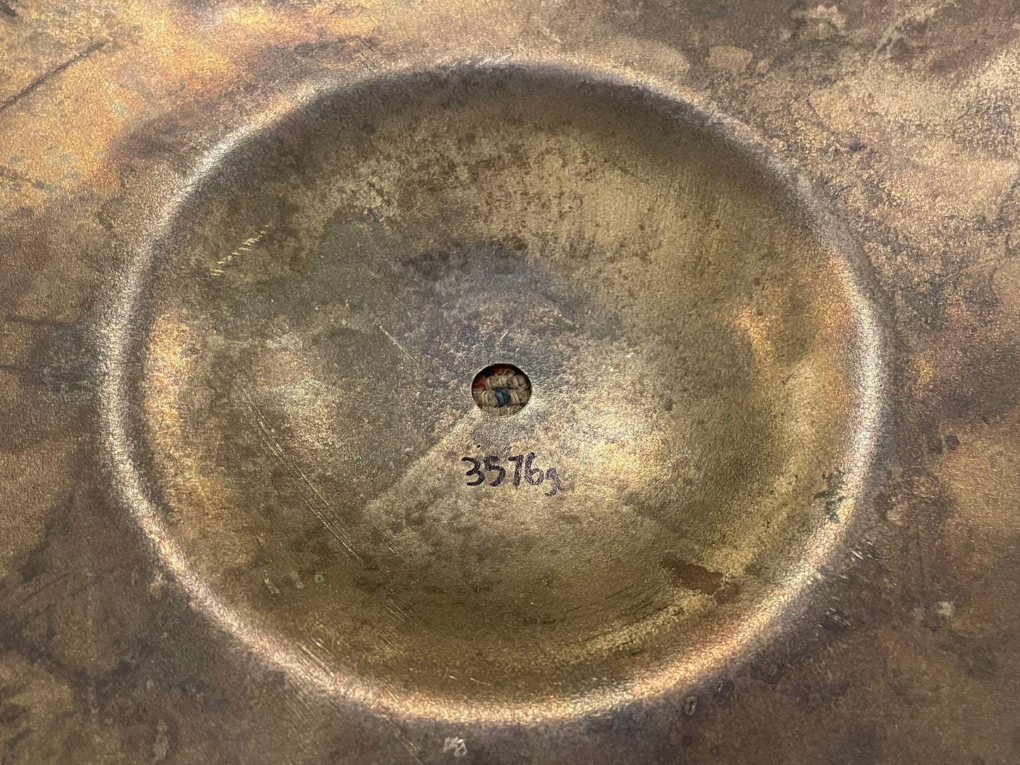 20" Vintage Zildjian A Earth Ride Cymbal 3576g 1970s-1980s Hollow Logo