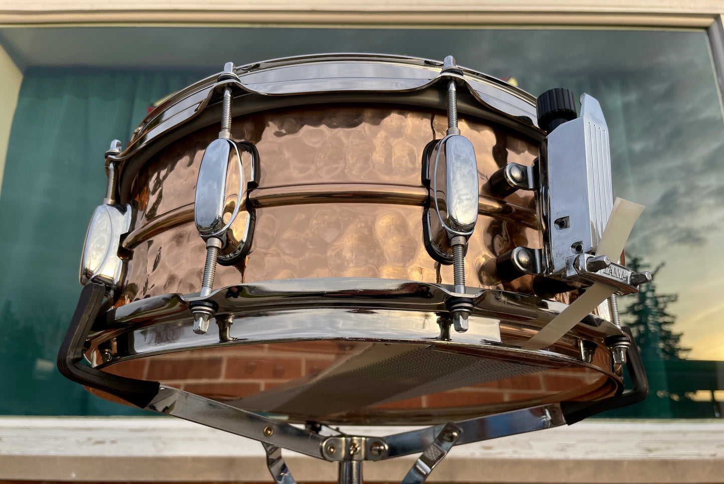 Tama 5.5x14 Hammered Bronze Snare Drum