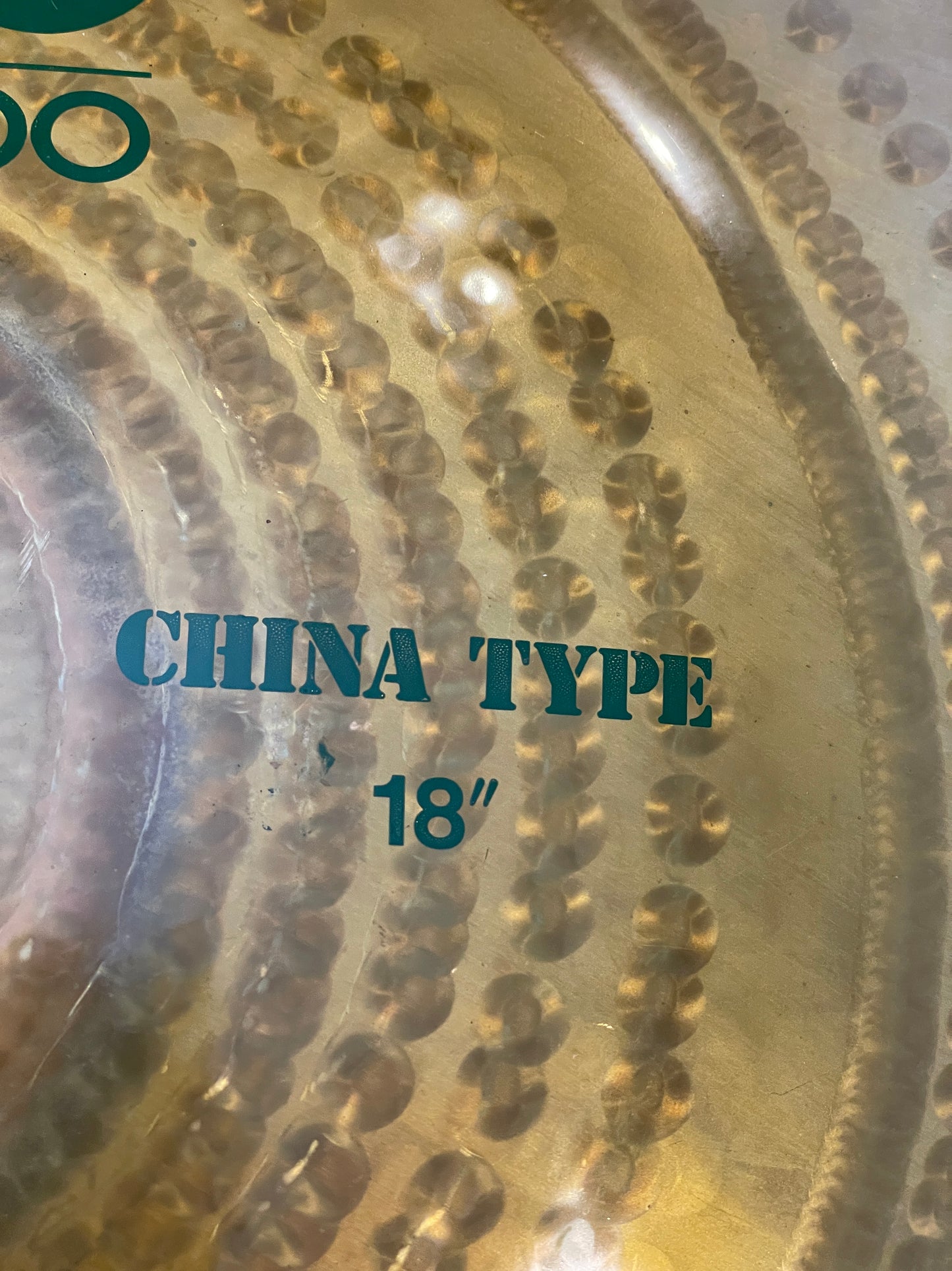 18" Paiste Rude 1000 China Type Cymbal Green Label 1388g