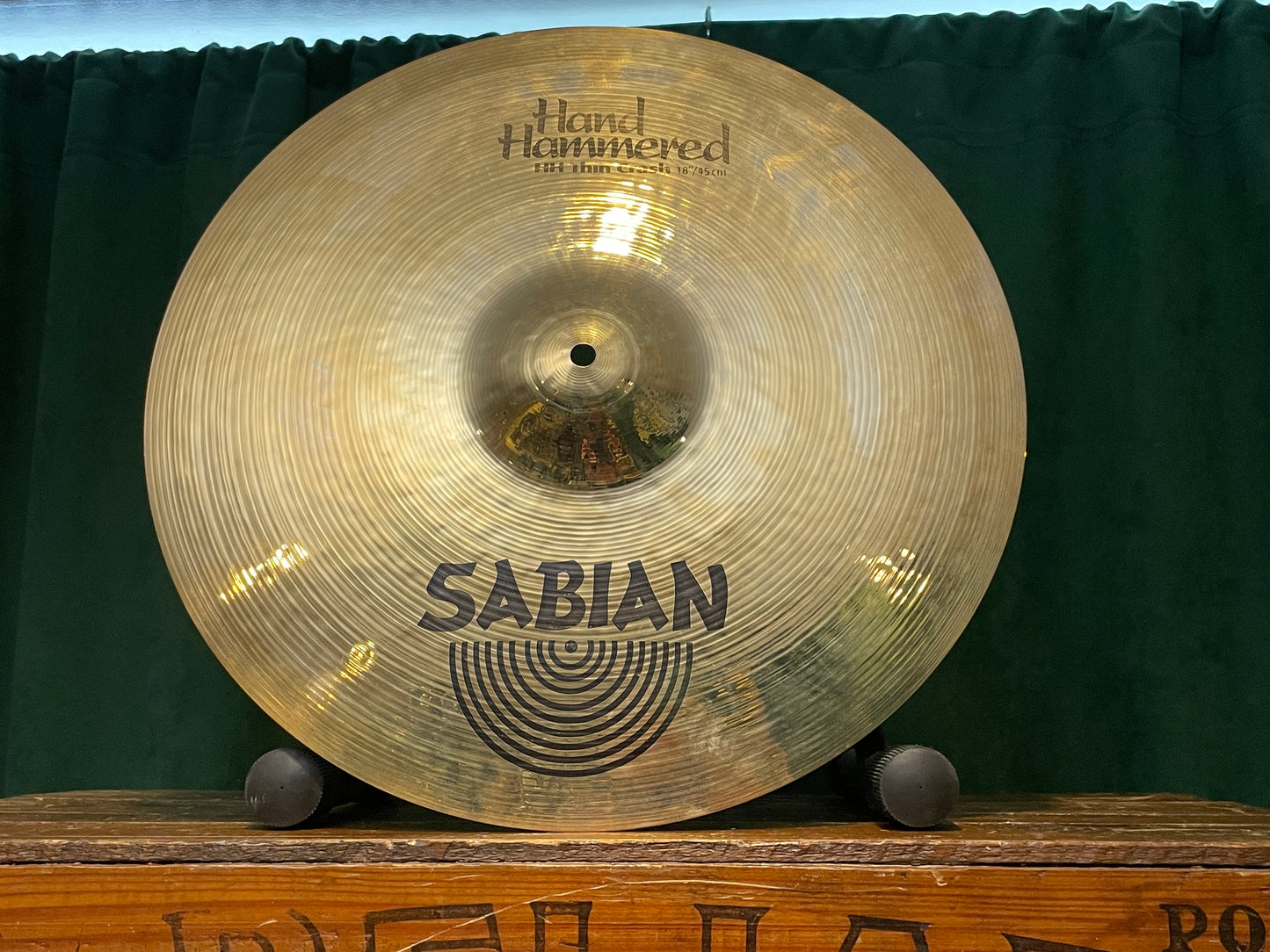 18" Sabian Hand Hammered HH Thin Crash Brilliant 1318g