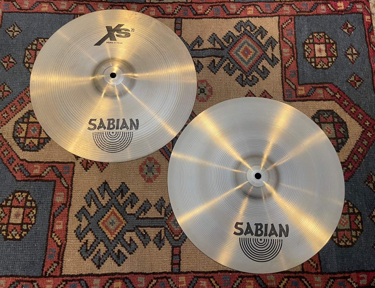 14" Sabian XS20 Hi-Hat Cymbal Pair 964g/1300g
