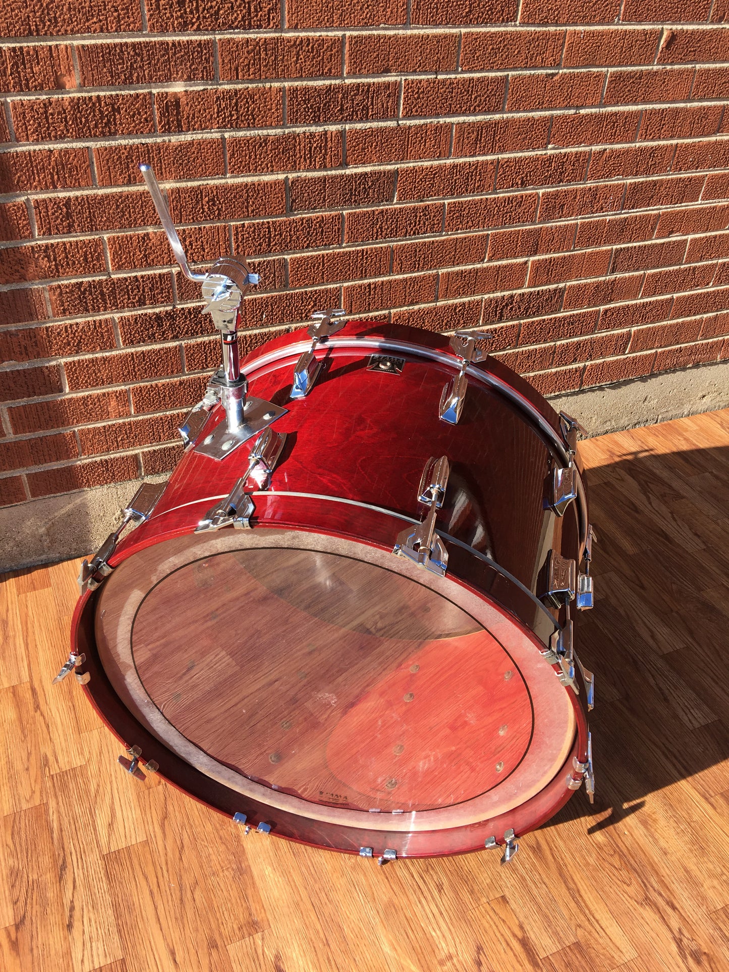 1970s-1980s Tama Superstar 14x24 Bass Drum Cherry Wine - Neil Peart
