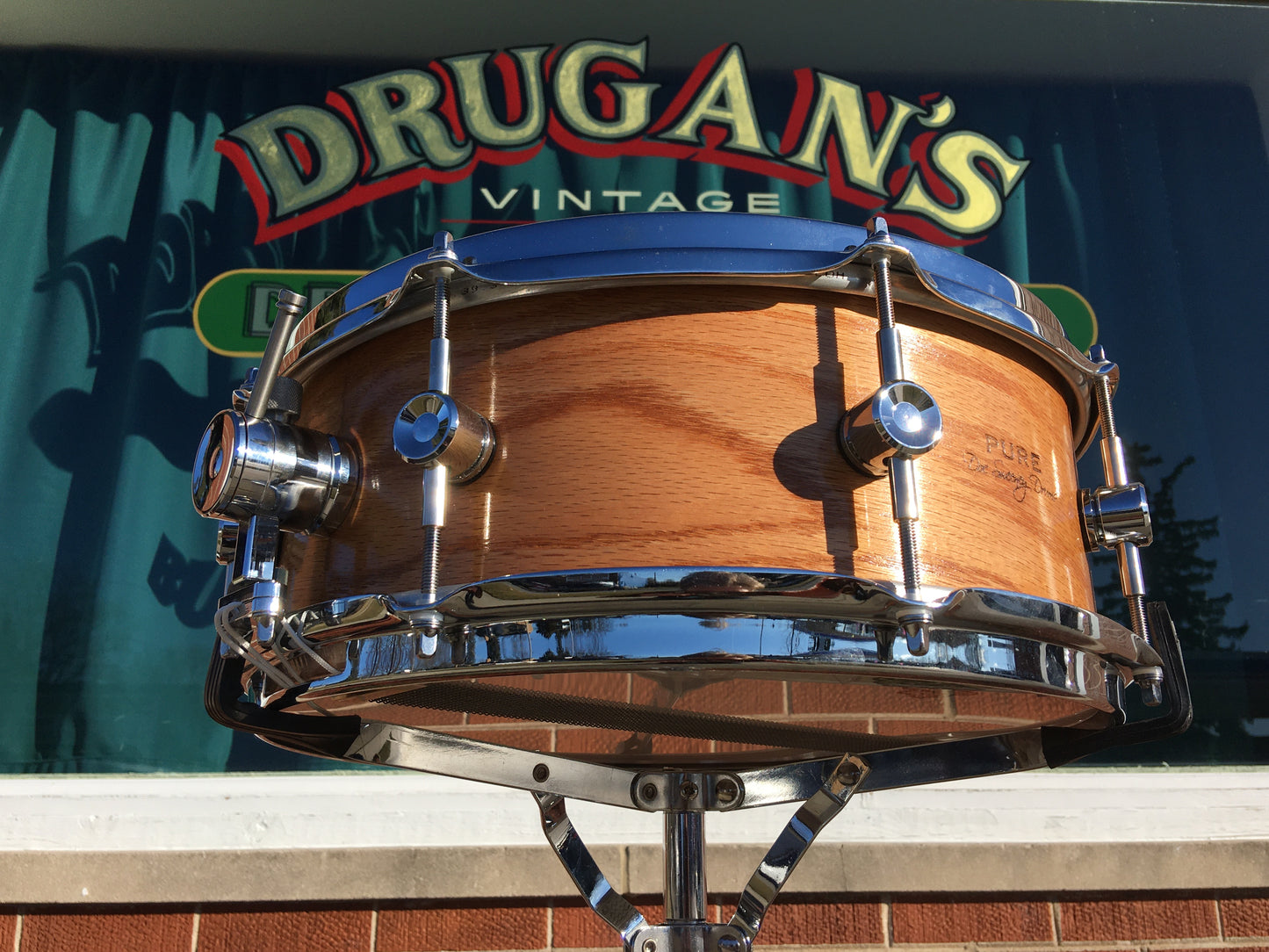 Doc Sweeney 5.5x14 Pure Shell Snare Drum Oak