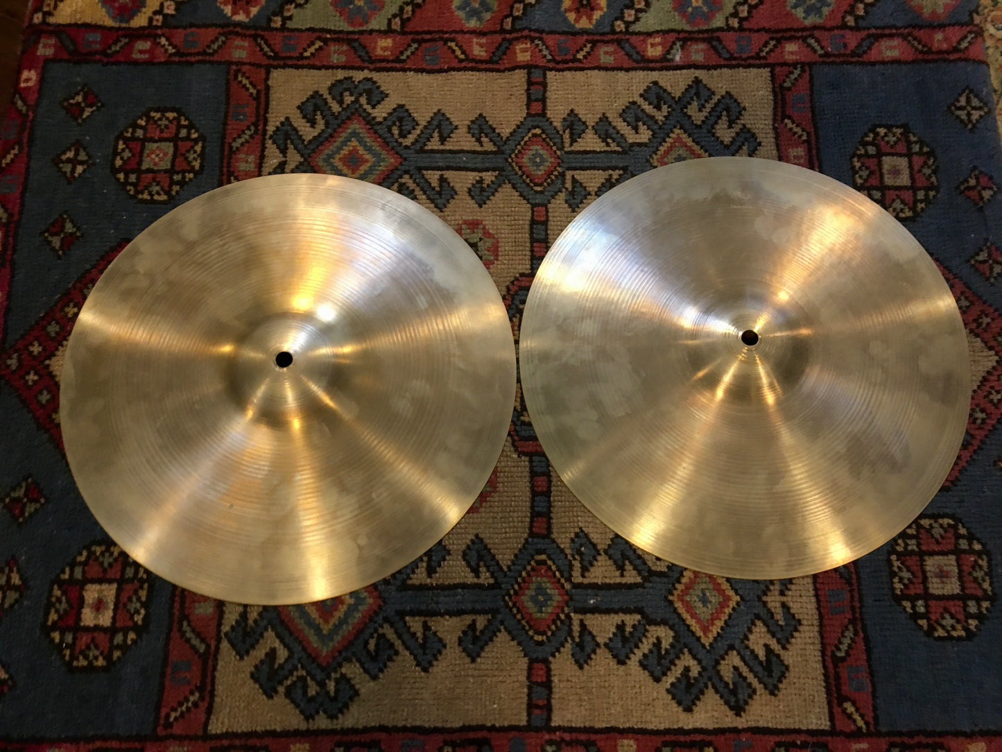 14" Zildjian A 1950s Hi-Hat Cymbal Set 756g/842g #659
