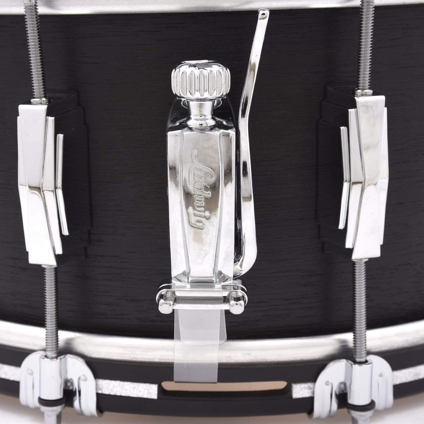 Ludwig 6.5x14 Legacy Mahogany Black Cat Snare Drum Vintage Select Series