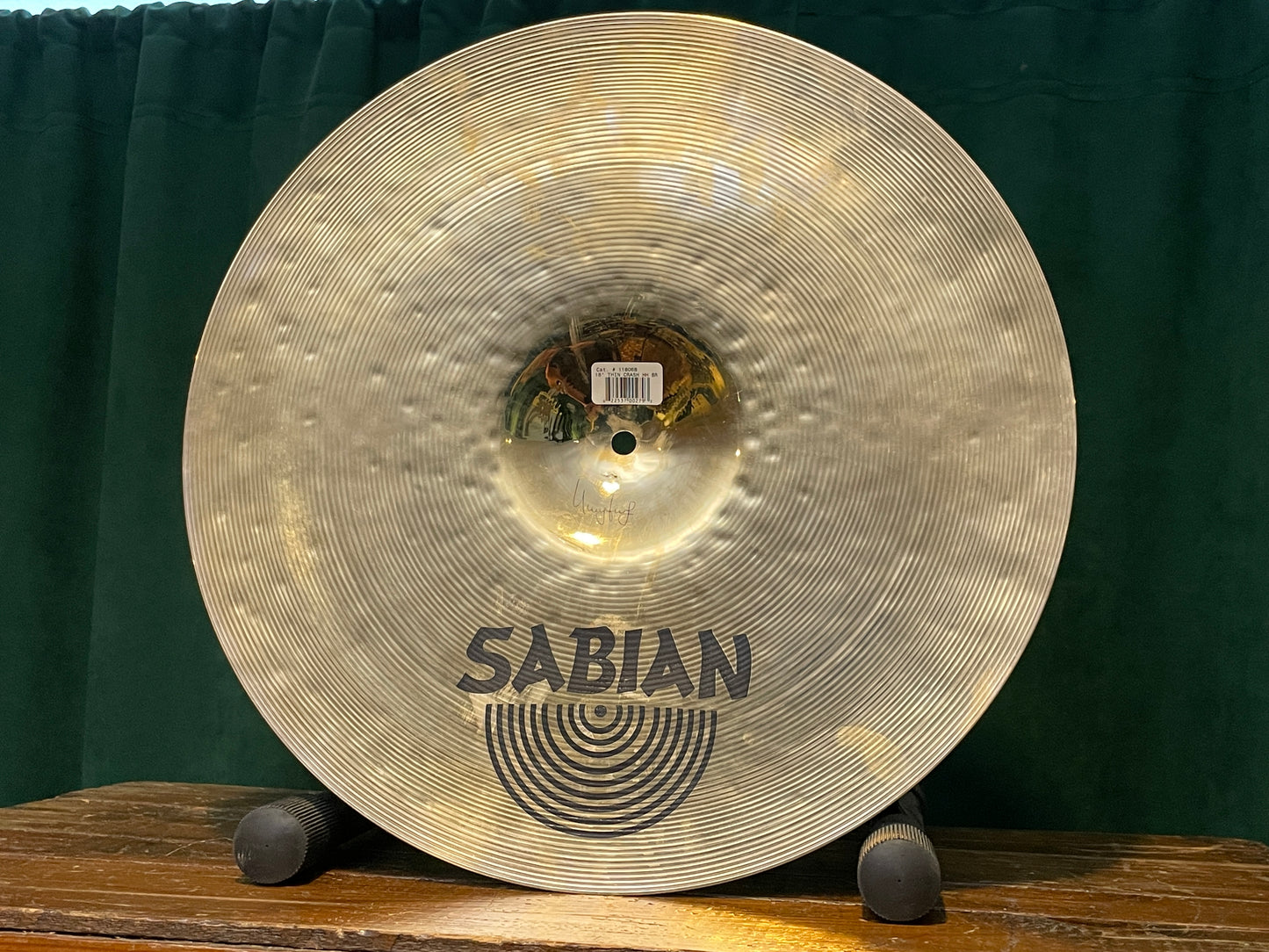 18" Sabian Hand Hammered HH Thin Crash Brilliant 1318g