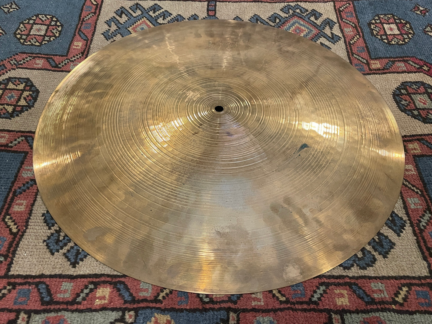20" Paiste 1978 Black Label 2002 Flat Ride Cymbal 1986g