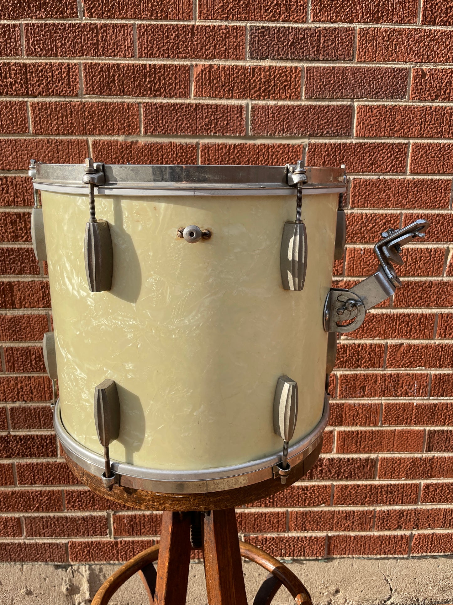 Slingerland 12x14 Radio King Tom Drum White Marine Pearl