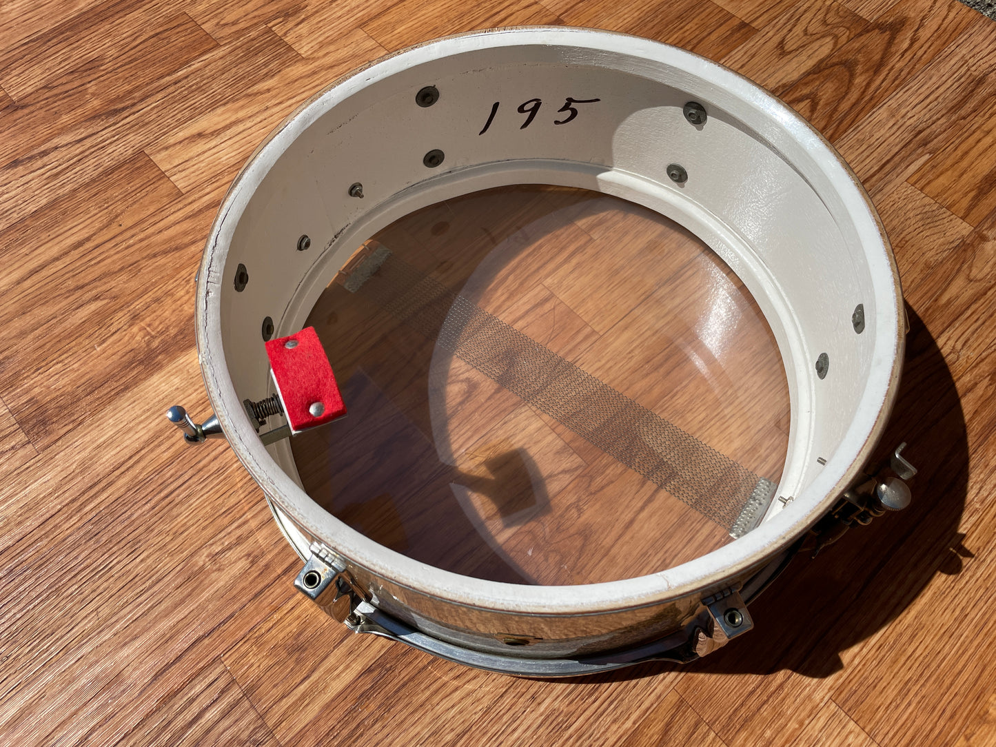 1963 Ludwig 5x14 Pioneer Snare Drum Silver Sparkle