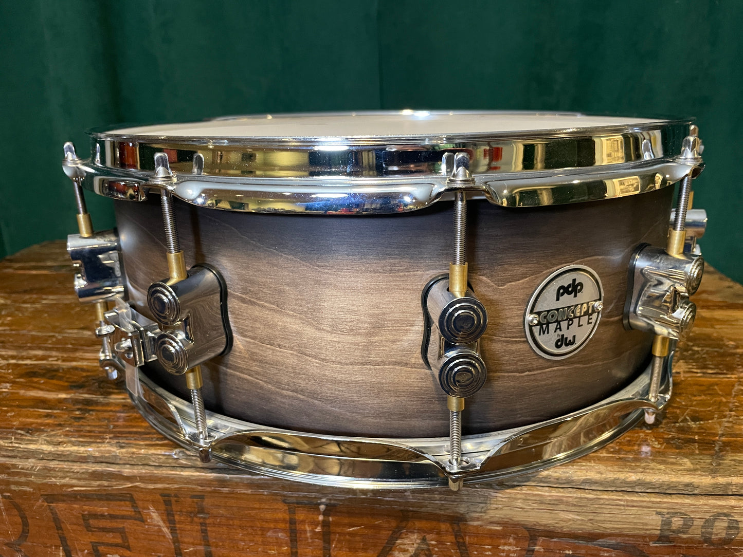PDP Concept Maple Series 5.5x14 Snare Drum Brown Sunburst DW Drum Workshop - New Condition!