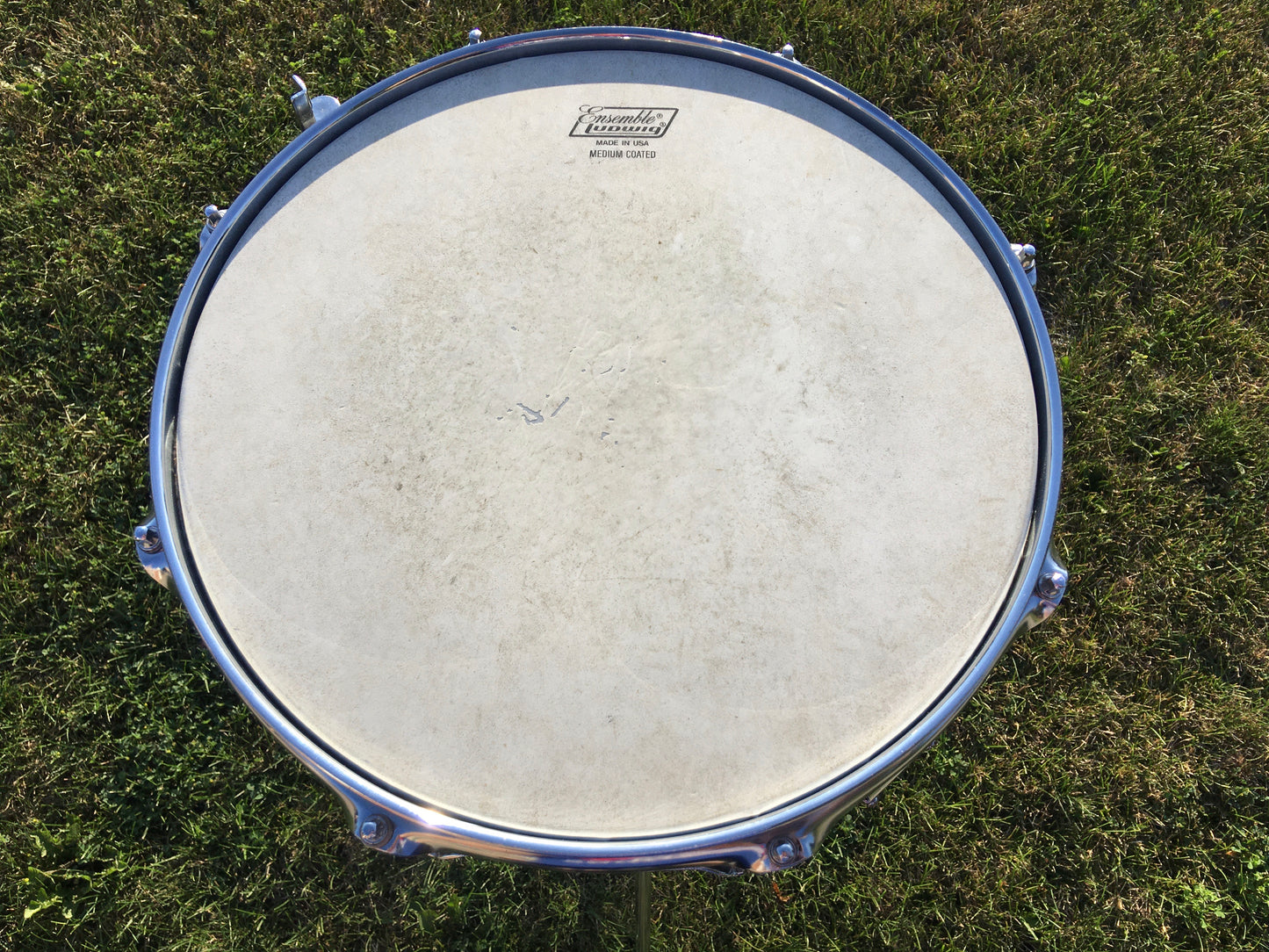 Ludwig Black Galaxy 5x14 Blackrolite Acrolite Snare Drum