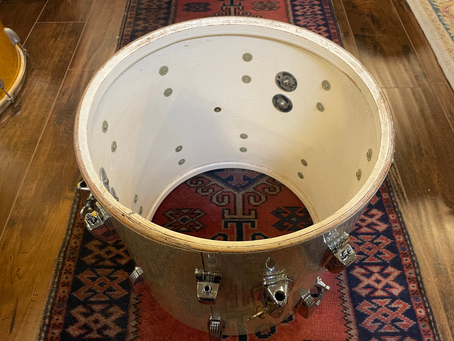 1966 Ludwig Jazzette Silver Sparkle Drum Set 12x18/12/14