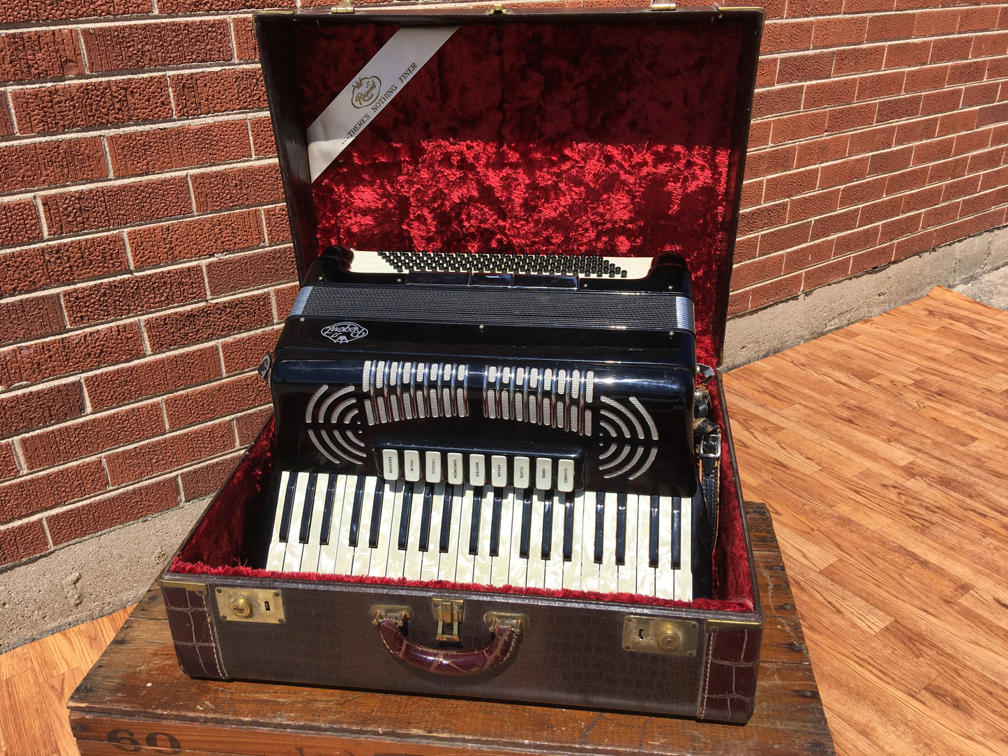 1950s Regent Accordion Made In Italy W/ Original Hard Case