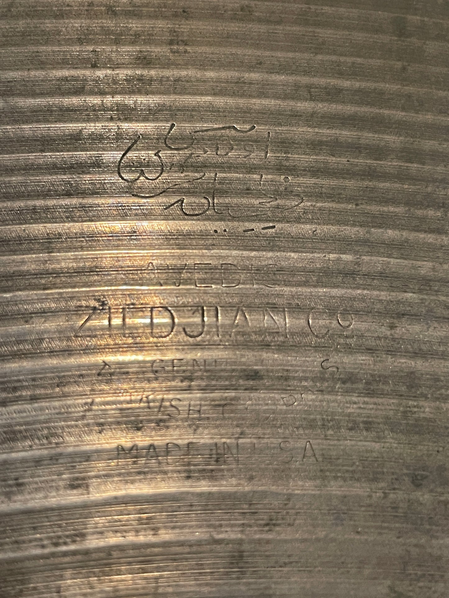 20" Zildjian A 1970s Ride Cymbal 2144g #286 *Video Demo*