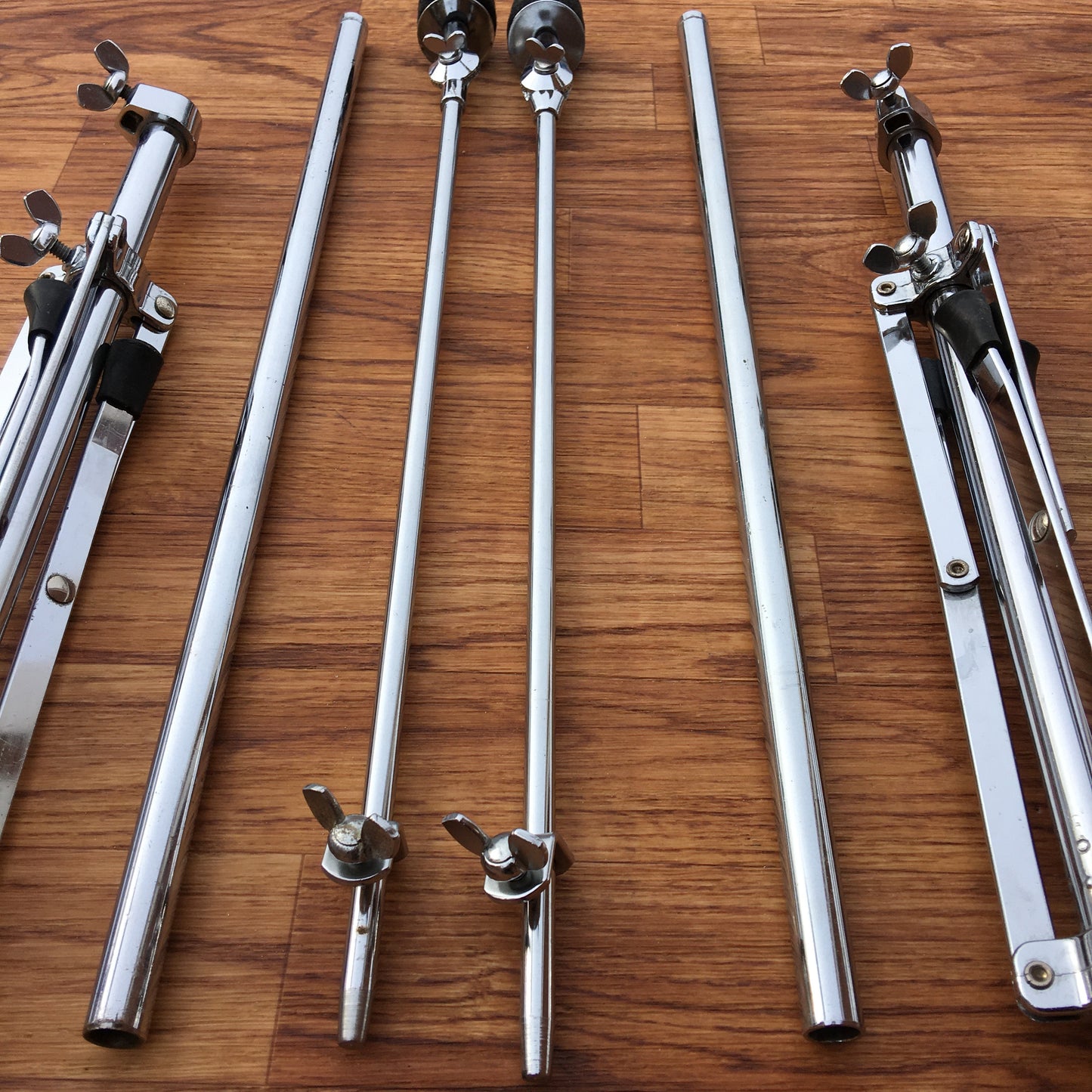 1960s Ludwig 1400 Straight Flat Base Cymbal Stand Pair (2pcs)