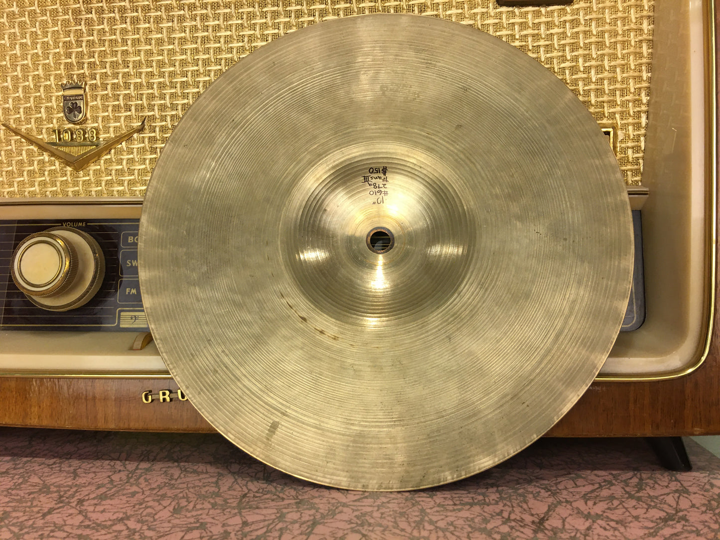 10" Zildjian A 1950s Trans Stamp Splash Cymbal 278g #610