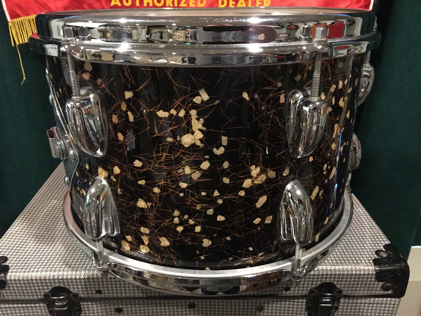 1965 Slingerland 8x12 Capri Pearl Tom Drum #1
