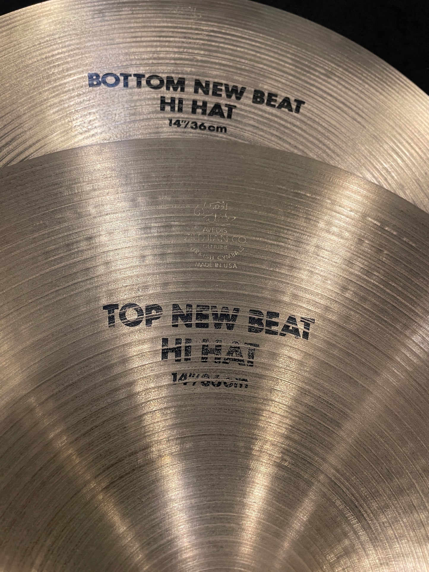 14" Zildjian A 1980s New Beat Hi-Hat Cymbal Pair