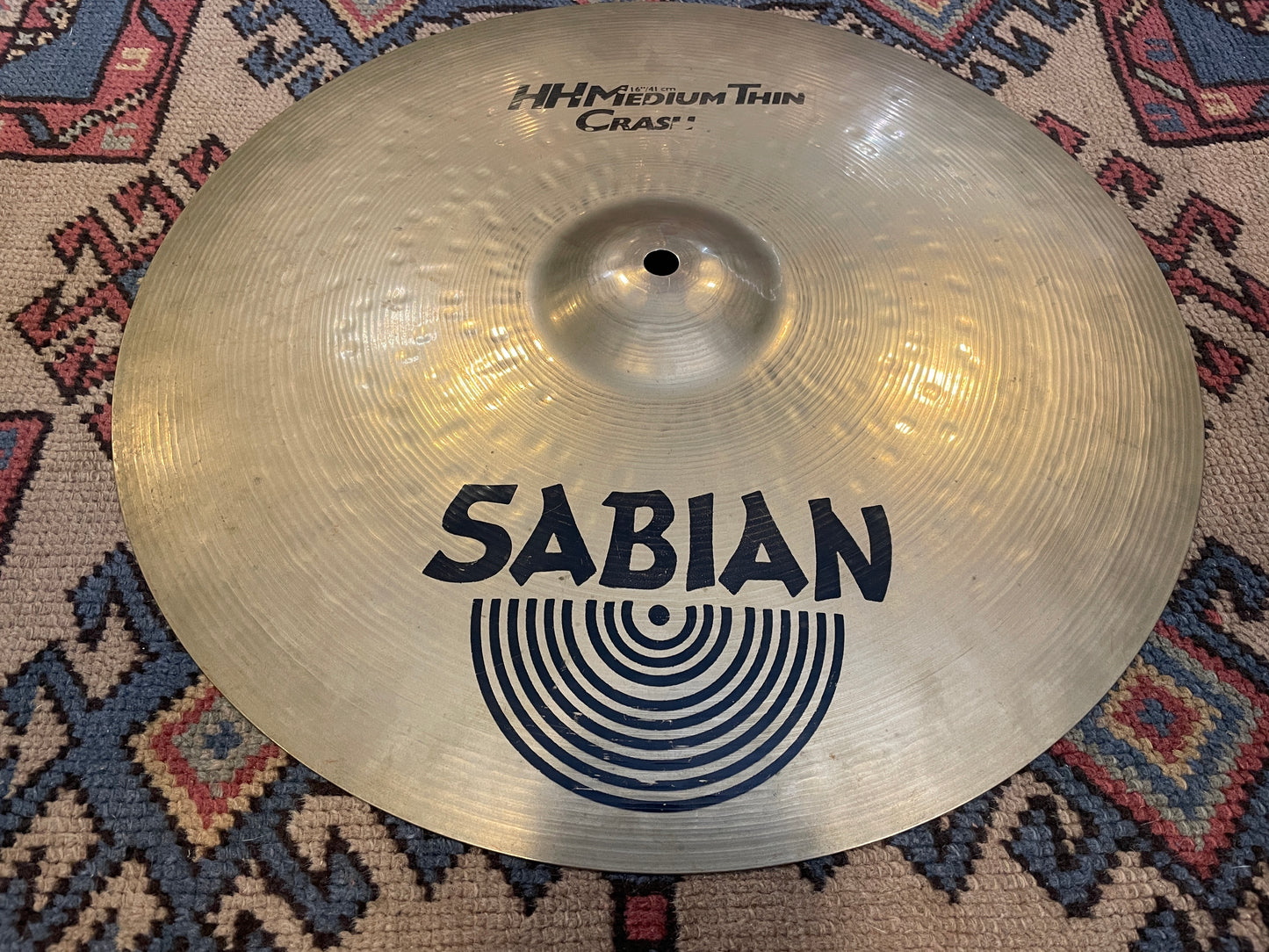 16" Sabian HH Medium Thin Crash Cymbal 1128g